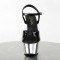 ASPIRE-609 - Black Patent Silver Chrome