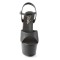 ASPIRE-609 - Black Faux Leather Black Matte