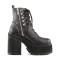 ASSAULT-100 - Black Vegan Leather