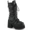 Assault-117 - Black Vegan Leather