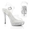 Athena-508 - Clear Silver Chrome