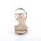 AUDREY-05 - Nude Shimmering Fabric