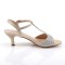 AUDREY-05 - Nude Shimmering Fabric