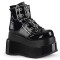 Bear-104 - Black Patent Vegan Leather