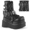Bear-150 - Black Vegan Leather  