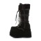 Demonia Bear-202 - Black Veggie Suede