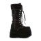 Demonia Bear-202 - Black Veggie Suede