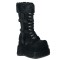 Demonia Bear-202 - Black Veggie Suede