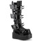 Bear-215 - Black Vegan Leather Pat