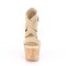 Beau-669 - Nude Faux Le Cork Wrapped  