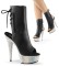 BEJEWELED-1018DM-6 - Black Faux Leather Silver Multi Rhinestones