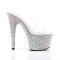 BEJEWELED-701MS - Clear Silver Multi Rhinestones