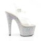 Bejeweled-708Dm - Clear/Silver Multi Rhinestones