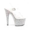 BEJEWELED-708MS - Clear Silver Multi Rhinestones