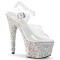 BEJEWELED-708MS - Clear Silver Multi Rhinestones