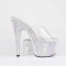 Bejeweled-712MS - Clear Silver AB Rhinestones