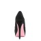 Pinup Couture  Bella-10 - Black Sueded Pu
