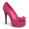 Pinup Couture  Bella-10 - Fuchsia Sueded Pu