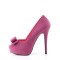 Pinup Couture  Bella-10 - Fuchsia Sueded Pu
