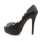 BELLA-30 - Black Faux Leather
