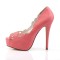 BELLA-30 - Coral Faux Leather