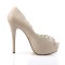 Bella-30 - Tan Faux Leather  