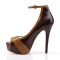 BELLA-31 - Brown Maple Faux Leather