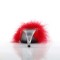 Belle-301F - Red Pu Fur Clear  