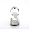 Belle-309 - Silver Metallic Pu/Clear