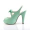 Bettie-03 - Mint Faux Leather  