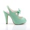 Bettie-03 - Mint Faux Leather  
