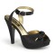 Pinup Couture  Bettie-04 - Black Satin