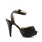 Pinup Couture  Bettie-04 - Black Satin