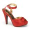 Pinup Couture  Bettie-04 - Red Satin