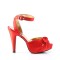 Pinup Couture  Bettie-04 - Red Satin