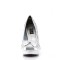 Pinup Couture - Bettie-10 - Silver Glitter-Satin