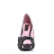 Pinup Couture  Bettie-13 - Black Patent-Black Satin (Muertos Print)