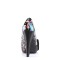 Pinup Couture  Bettie-13 - Black Patent-Black Satin (Muertos Print)