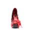 Pinup Couture  Bettie-13 - Black Patent-Red Satin (Sacred Hearts)