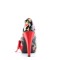Pinup Couture  Bettie-13 - Black Patent-Red Satin (Sacred Hearts)
