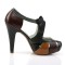 Bettie-19 - Tan Multi Faux Leather  