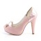 Bettie-20 - Pink Tan Faux Leather  