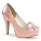 Bettie-20 - Pink Tan Faux Leather  