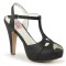 BETTIE-23 - Black Faux Leather