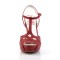 Bettie-23 - Red Faux Leather  