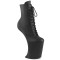 Bewitched-1020 - Black Faux Leather Matte