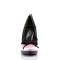 Bliss-38 - Pink-Black Satin