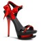 Blondie-615 - Black Patent-Red/Black-Red