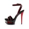 Blondie-631-2 - Black Patent/Red
