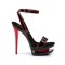 Blondie-631-2 - Black Patent/Red